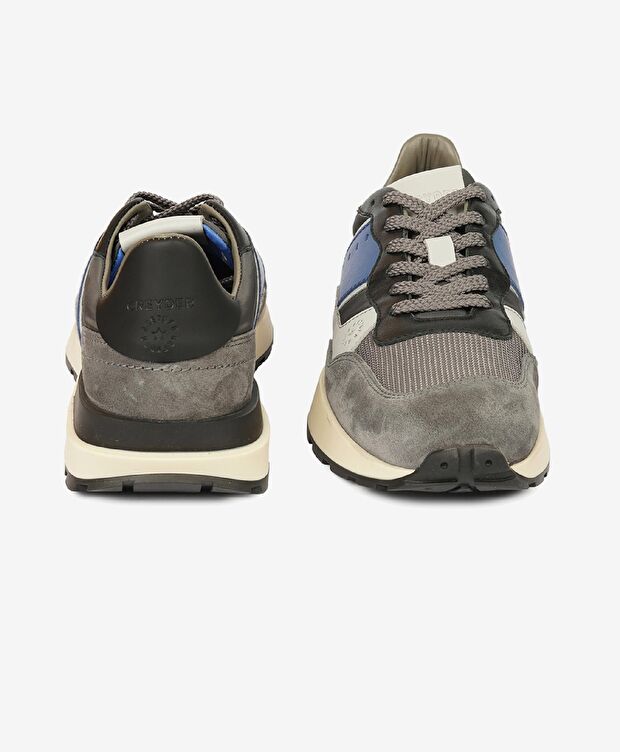 Erkek Füme Hakiki Deri Sneaker Ayakkabı - 7