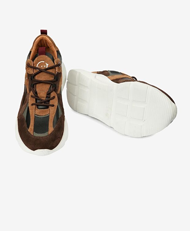 Greyder LAB Erkek Kahverengi Sneaker Ayakkabı - 5