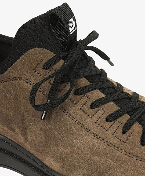 Erkek Duman Hakiki Deri Casual Ayakkabı - 5