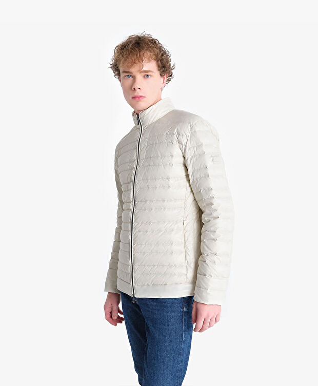 Erkek Taş Suya Dayanıklı Kaz Tüyü Mont - 5