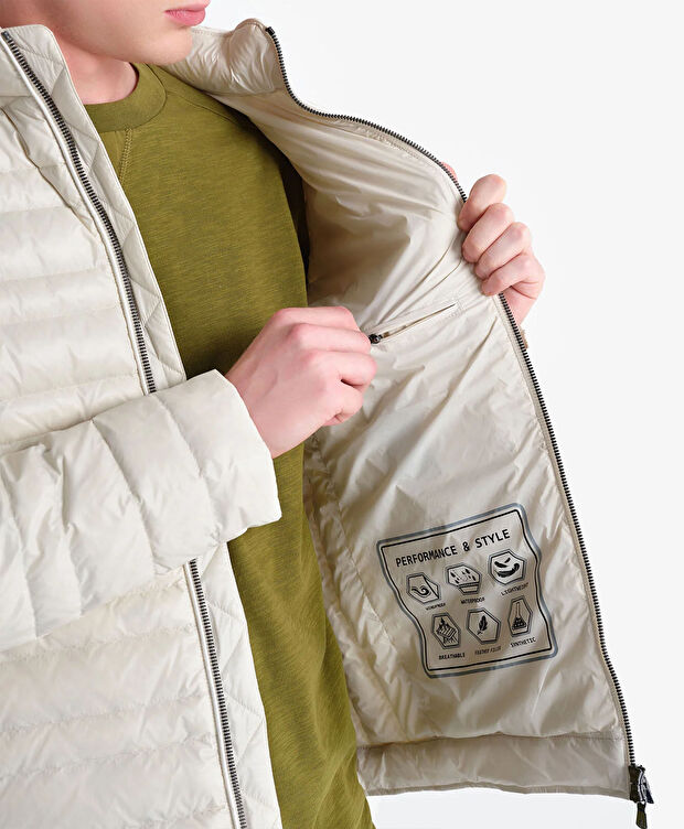 Erkek Taş Suya Dayanıklı Kaz Tüyü Mont - 7