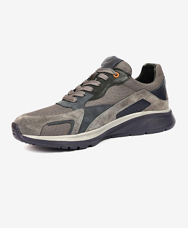 Erkek Füme Hakiki Deri Spor Ayakkabı - 3