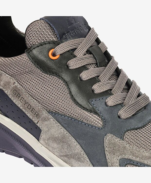 Erkek Füme Hakiki Deri Spor Ayakkabı - 5