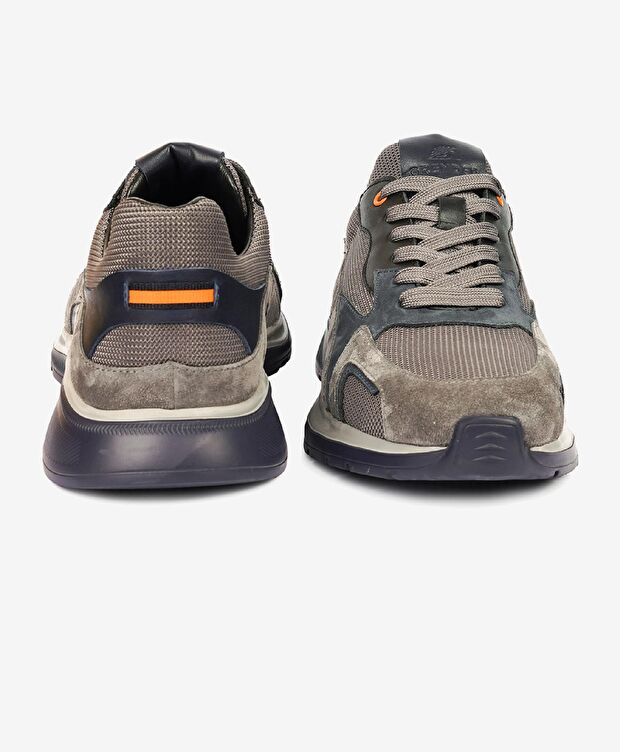 Erkek Füme Hakiki Deri Spor Ayakkabı - 7