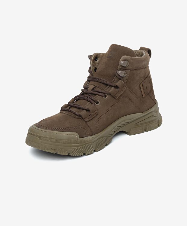 Erkek Duman Hakiki Deri Casual Bot - 3