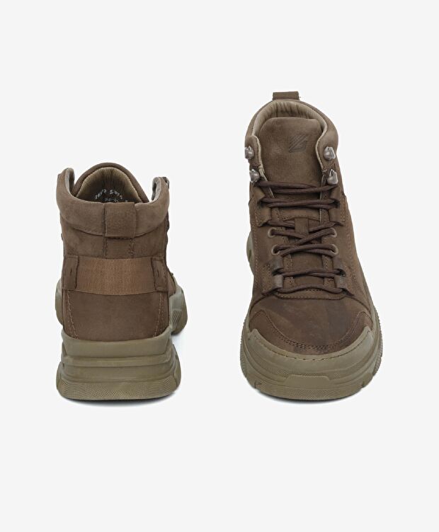 Erkek Duman Hakiki Deri Casual Bot - 7