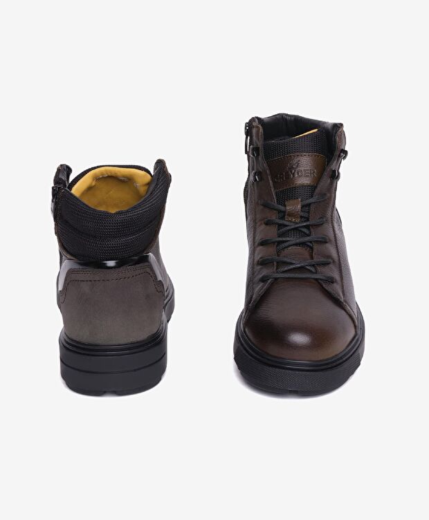 Erkek Haki Hakiki Deri Günlük Bot - 7