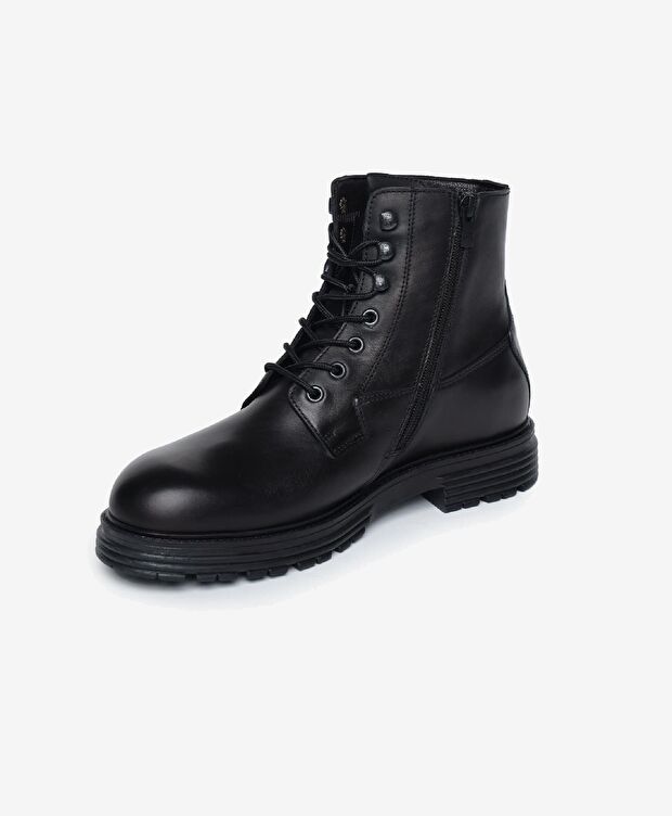 Erkek Siyah Hakiki Deri Günlük Bot - 2