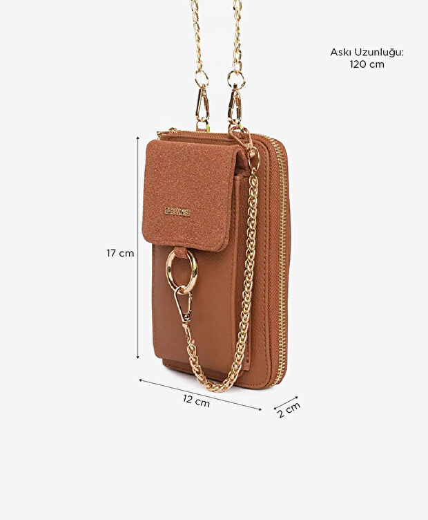 Kadın Taba Mıknatıslı Çapraz Çanta - 7
