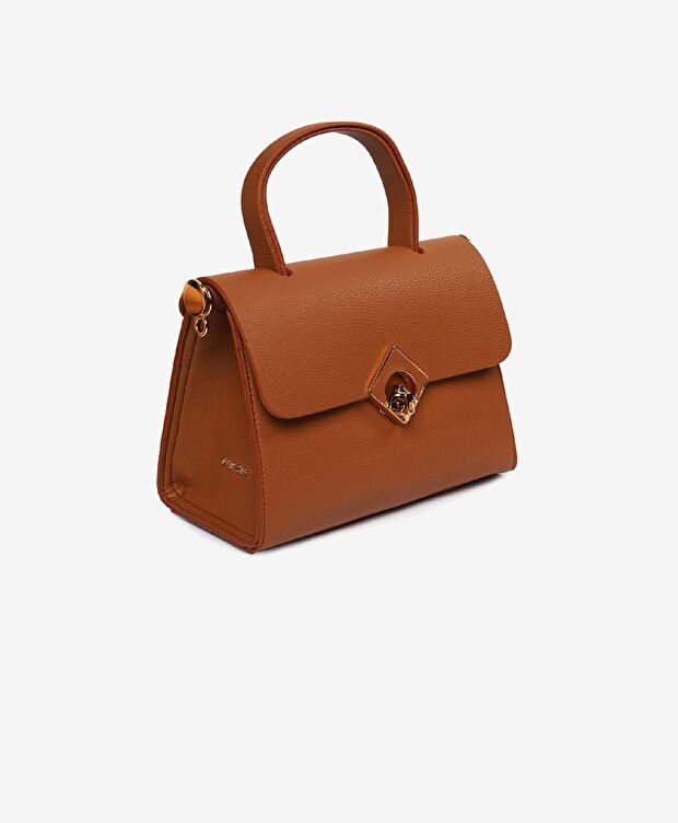 Kadın Taba Tokalı Kol Çantası - 2