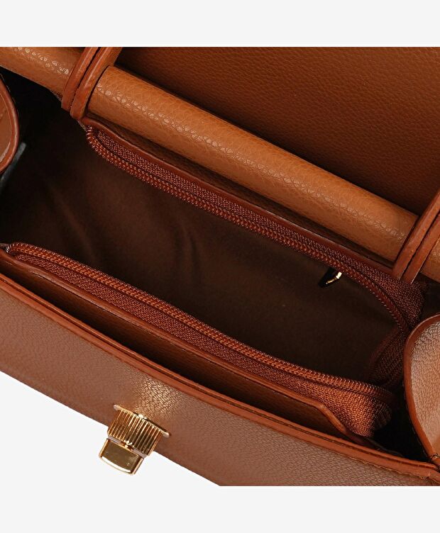 Kadın Taba Tokalı Kol Çantası - 5