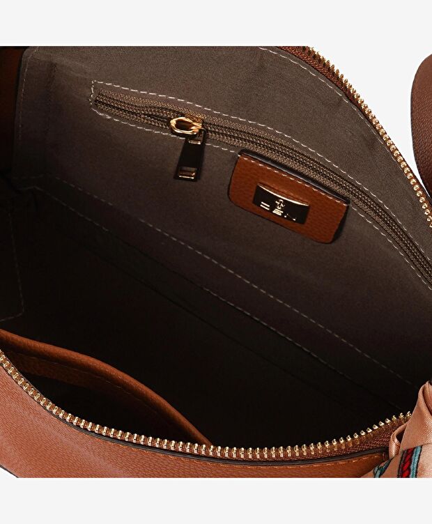 Kadın Taba Tek Bölmeli Omuz Çantası - 5