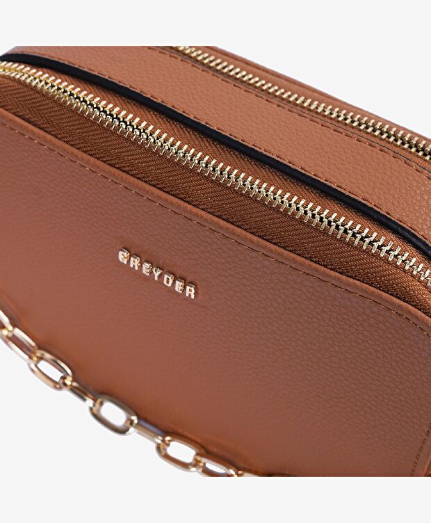 Kadın Taba İki Bölmeli Omuz Çantası - 5