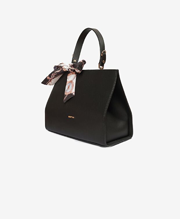 Kadın Siyah Mıknatıslı Kol Çantası - 3