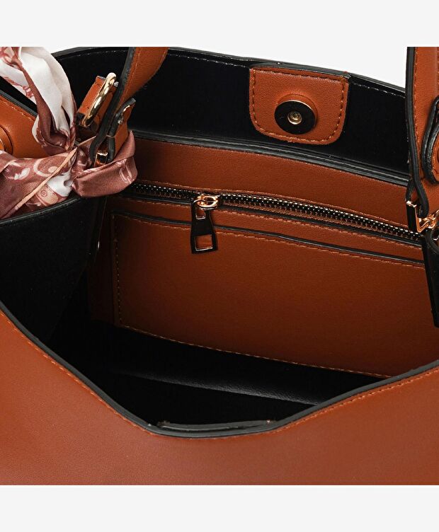 Kadın Taba Mıknatıslı Kol Çantası - 5