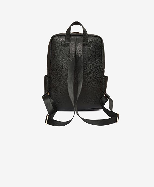 Kadın Siyah Tek Bölmeli Sırt Çantası - 4