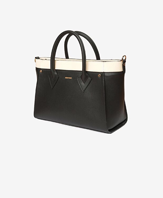 Kadın Siyah Tek Bölmeli Kol Çantası - 3