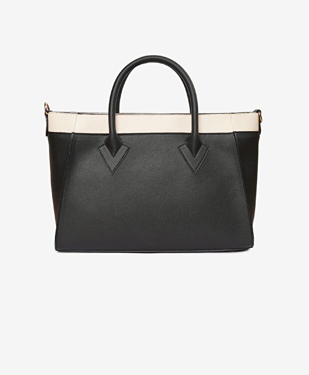 Kadın Siyah Tek Bölmeli Kol Çantası - 5