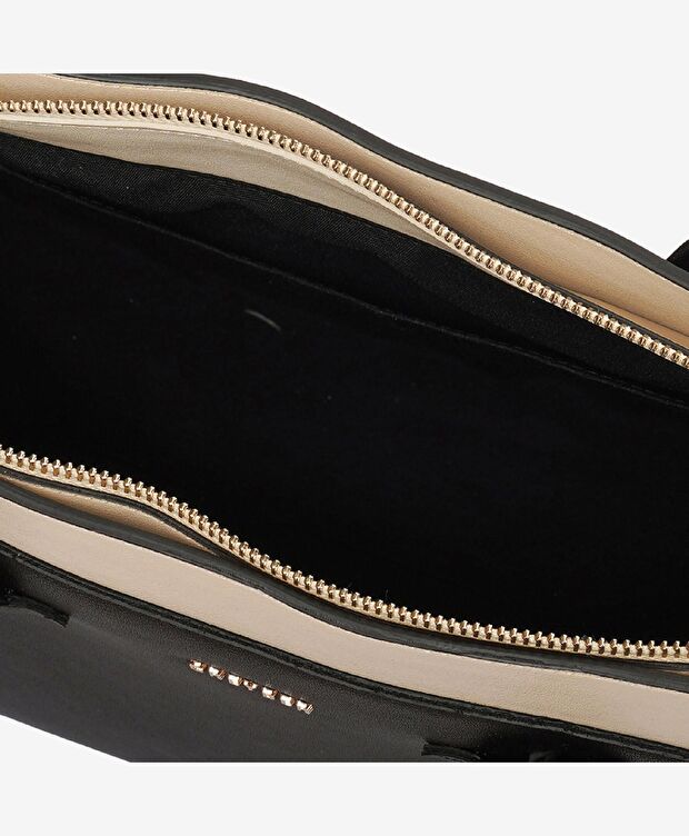 Kadın Siyah Tek Bölmeli Kol Çantası - 6