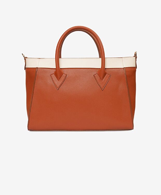 Kadın Taba Tek Bölmeli Kol Çantası - 4