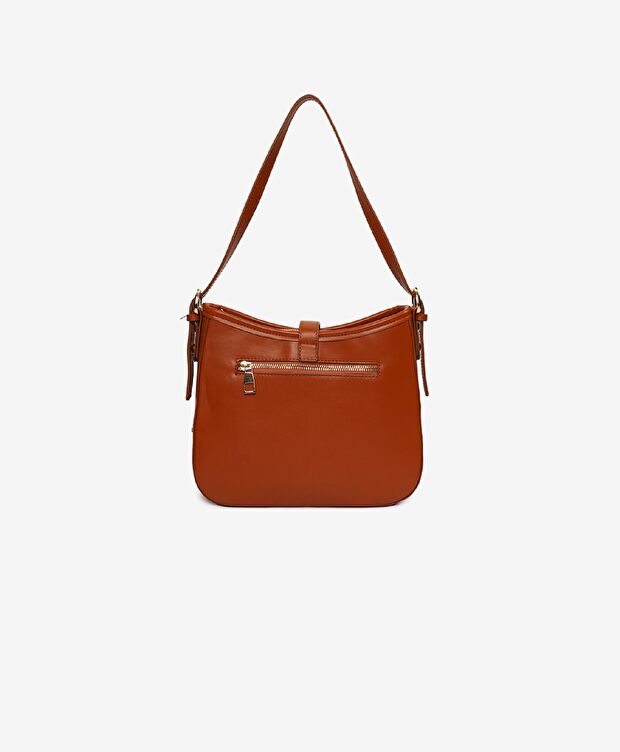 Kadın Taba Tek Bölmeli Omuz Çantası - 6