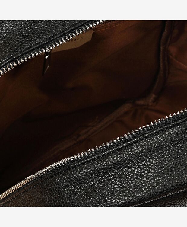 Kadın Siyah Tek Bölmeli Sırt Çantası - 5