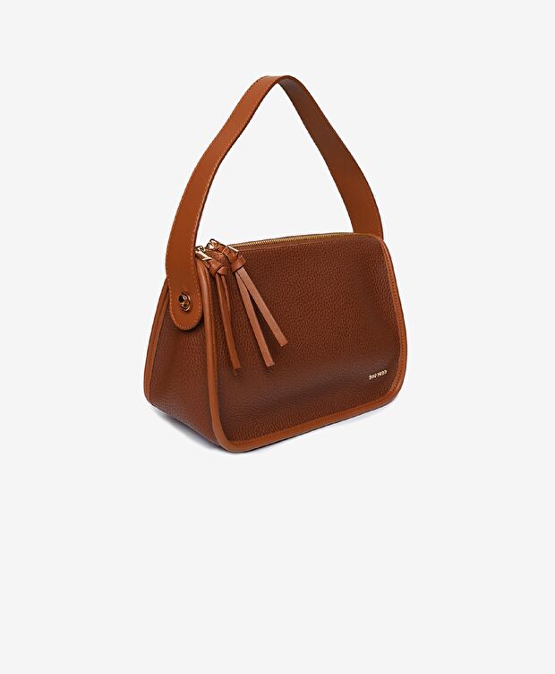 Kadın Taba Tek Bölmeli Omuz Çantası - 3