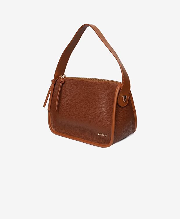 Kadın Taba Tek Bölmeli Omuz Çantası - 4