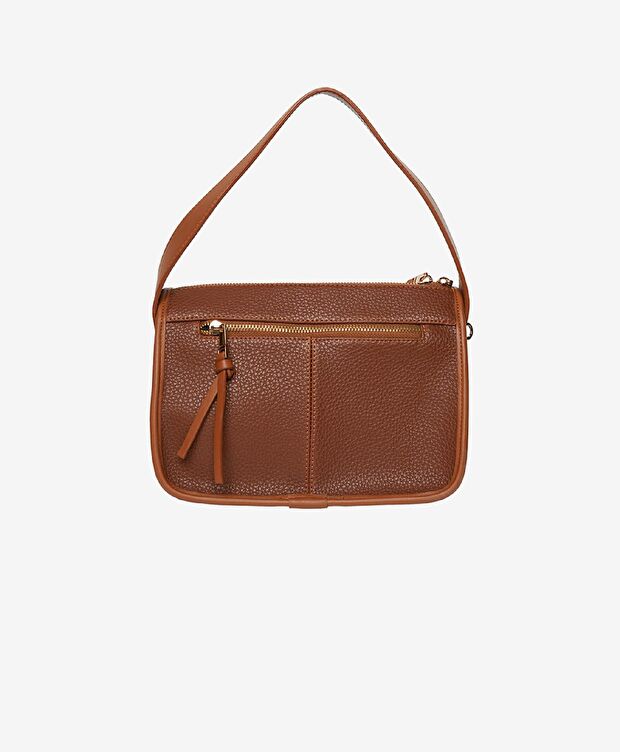 Kadın Taba Tek Bölmeli Omuz Çantası - 5