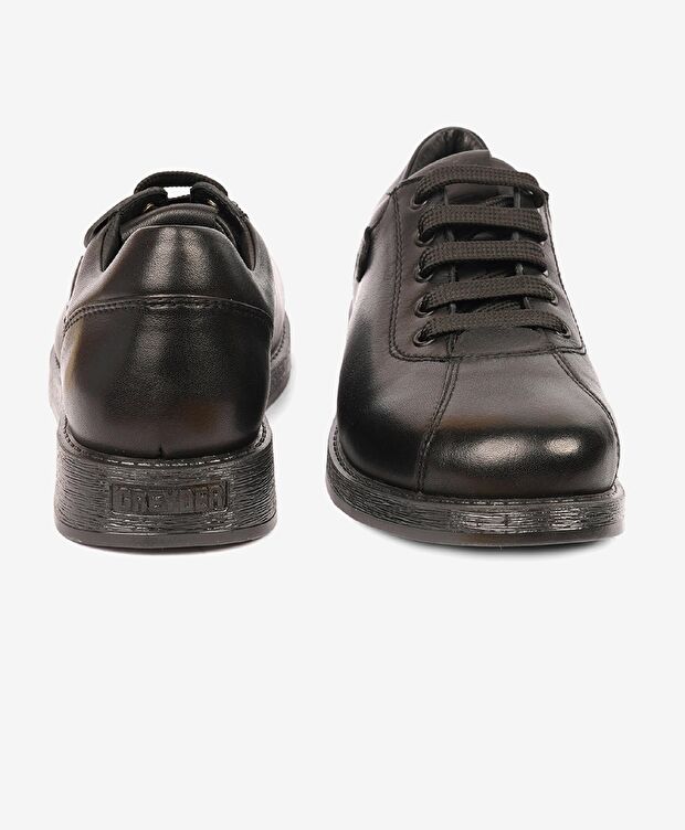 Kadın Siyah Hakiki Deri Comfort Ayakkabı - 6