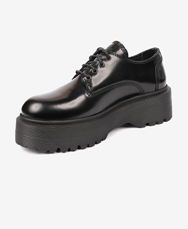 Kadın Siyah Hakiki Deri Memory Foam Taban Casual Ayakkabı - 3