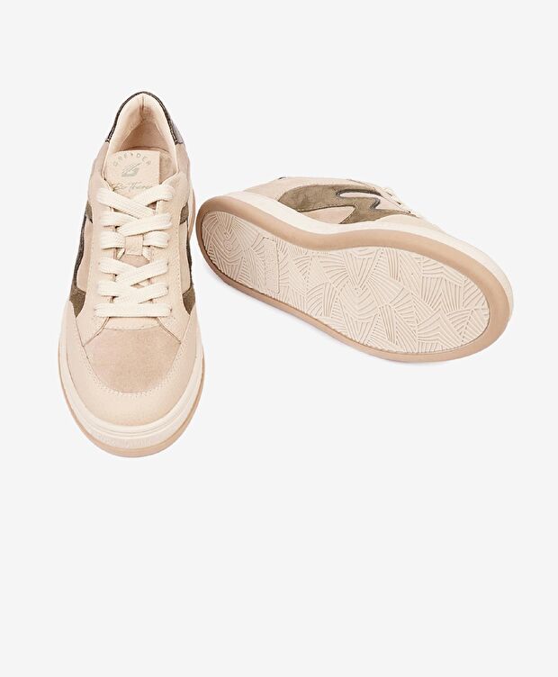 Kadın Vizon Hakiki Deri Sneaker Ayakkabı - 6