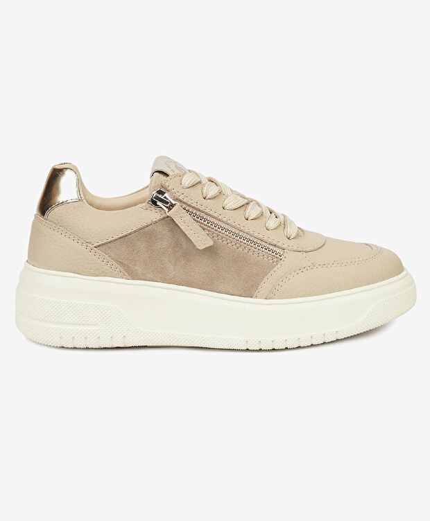 Kadın Siyah Hakiki Deri Memory Foam Taban Spor Ayakkabı - 1