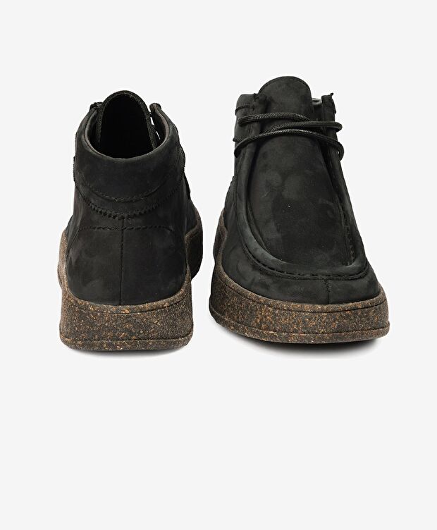 Greyder LAB Kadın Siyah Hakiki Deri Sneaker Bot - 7