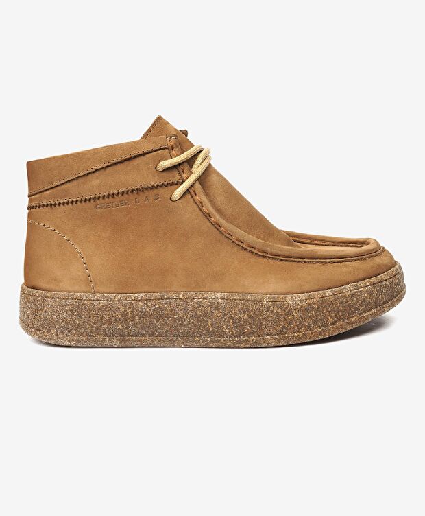 Greyder LAB Kadın Kahverengi Hakiki Deri Sneaker Bot - 1