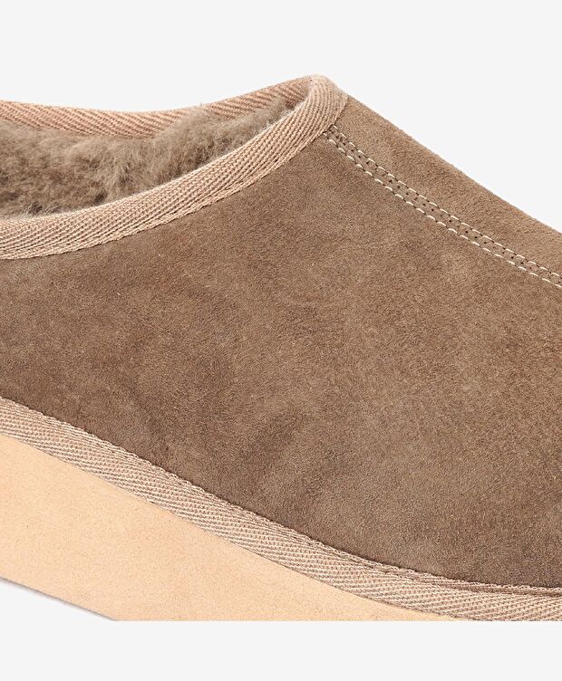 Kadın Vizon Süet Hakiki Deri Casual Ayakkabı - 5