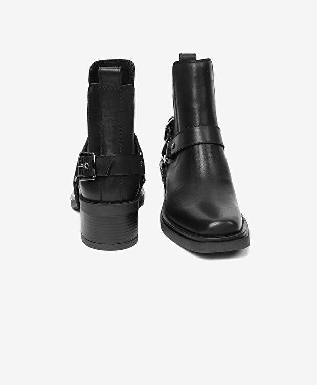 Kadın Siyah Hakiki Deri Chelsea Bot - 7