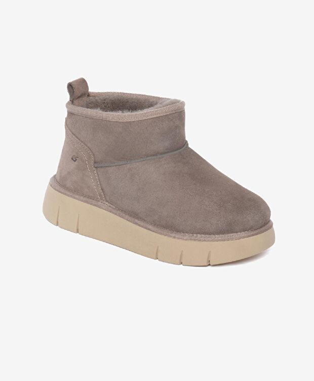 Kadın Vizon Süet Hakiki Deri Günlük Bot - 2