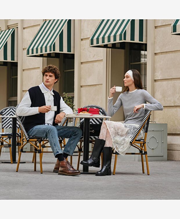 Kadın Siyah Hakiki Deri Topuklu Çizme - 3