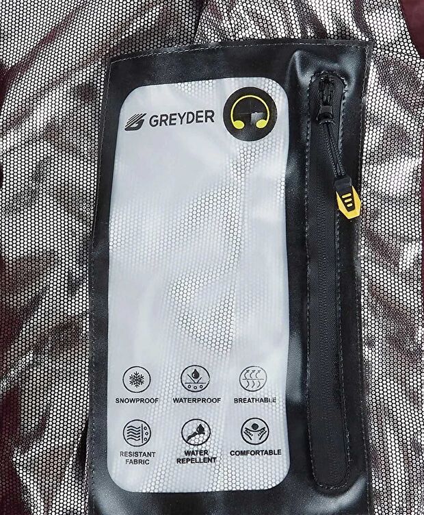 Kadın Bordo Suya Dayanıklı Kaz Tüyü Mont - 5