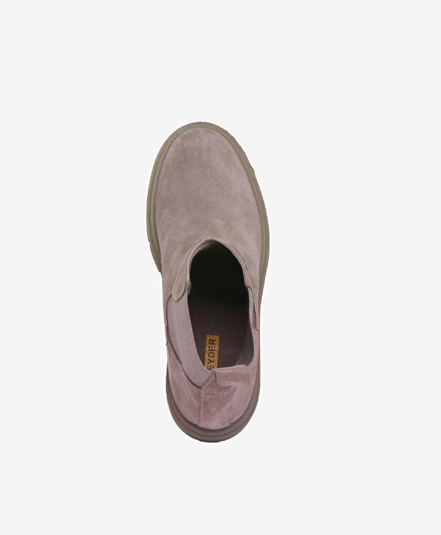 Kadın Vizon Hakiki Deri Termo Light Taban Chelsea Bot - 3