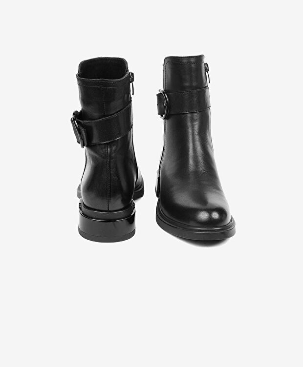 Kadın Siyah Hakiki Deri Chelsea Bot - 7