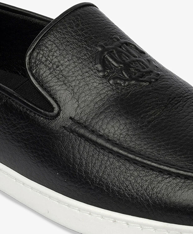 Erkek Siyah Hakiki Deri Loafer Ayakkabı - 5