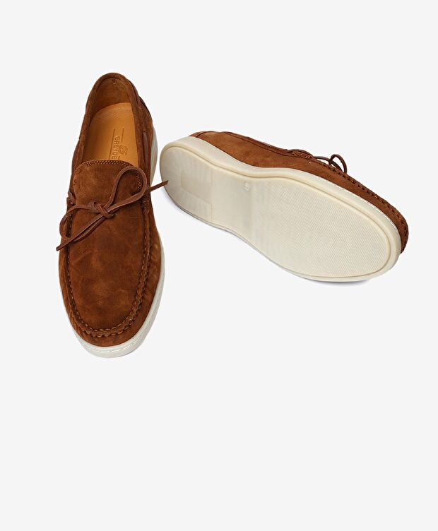 Erkek Taba Süet Hakiki Deri Casual Ayakkabı - 6