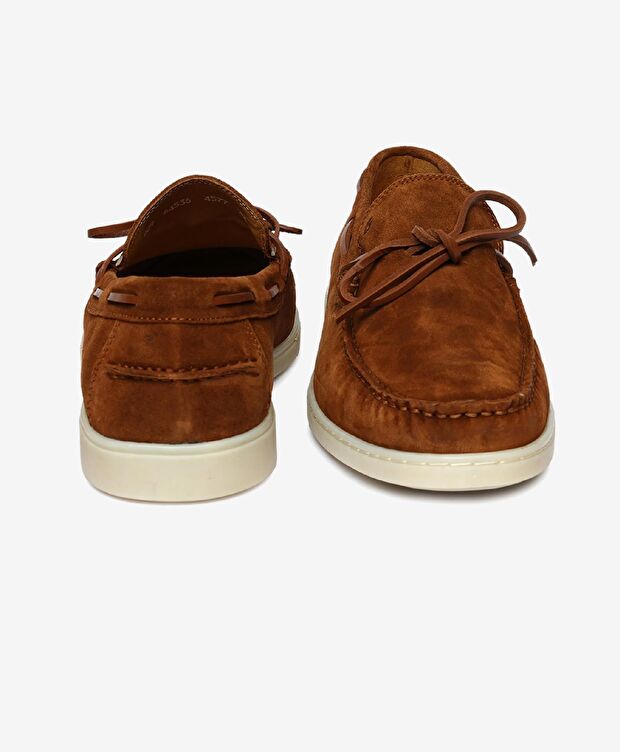 Erkek Taba Süet Hakiki Deri Casual Ayakkabı - 7