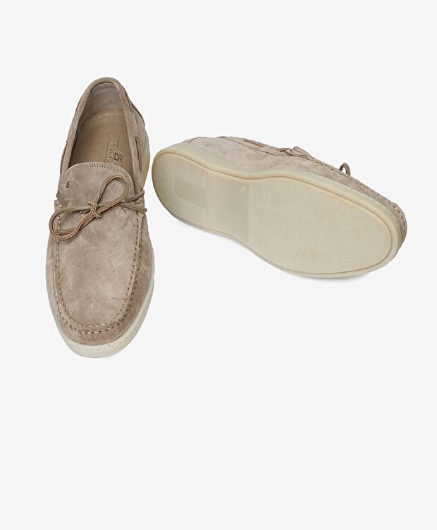 Erkek Vizon Süet Hakiki Deri Casual Ayakkabı - 6