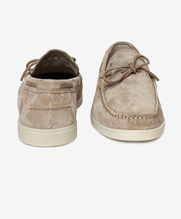 Erkek Vizon Süet Hakiki Deri Casual Ayakkabı - 7