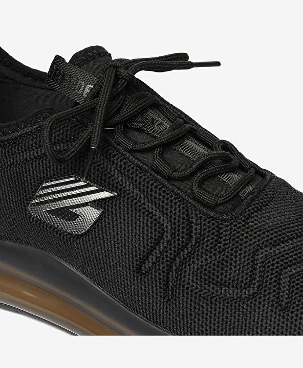 Siyah Gri Spor Ayakkabı - 5