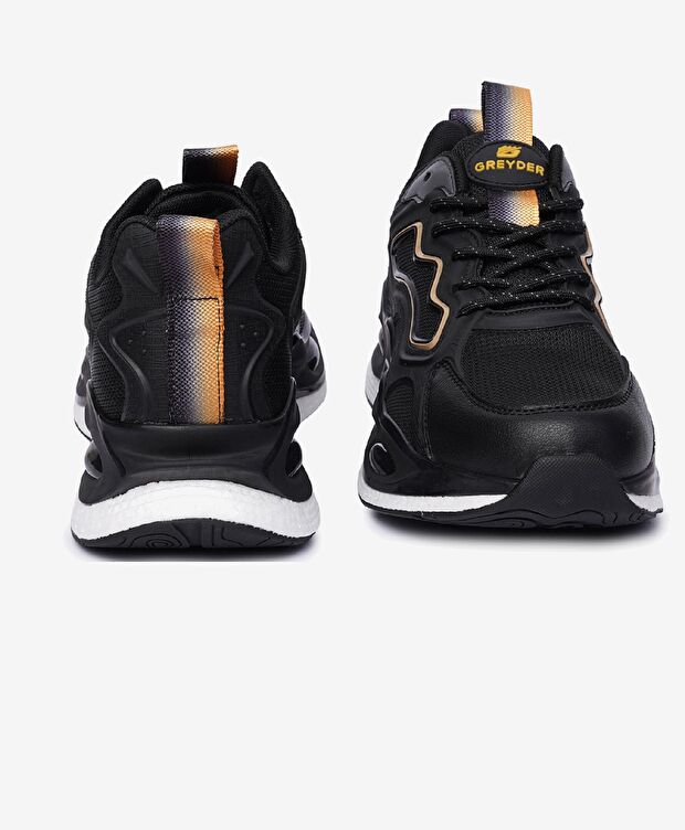 Erkek Siyah Sarı Spor Ayakkabı - 7