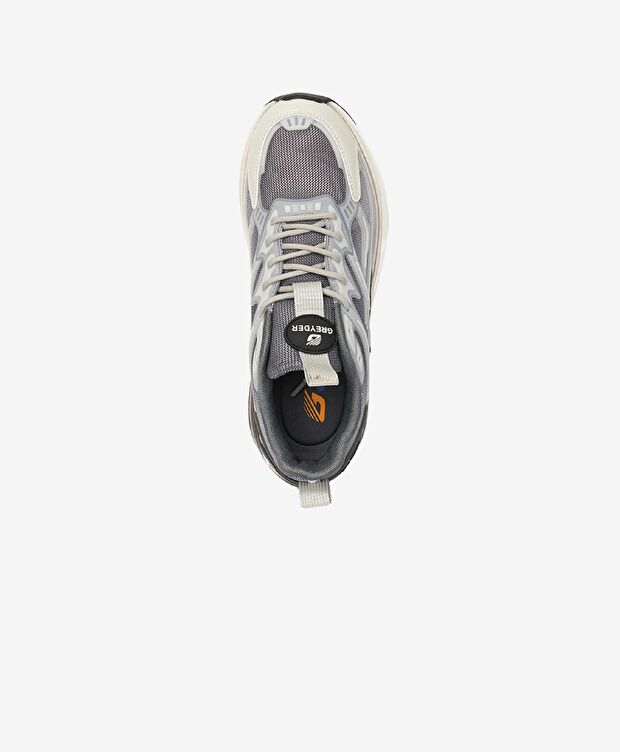 Erkek Açık Gri Koyu Gri Hakiki Deri Spor Ayakkabı - 4